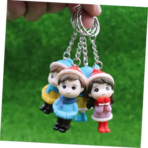 Couple Keychains - Blue&Pink (2 pcs)
