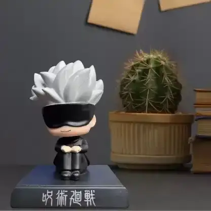 Satoru Gojo Jujutsu Kaisen Bobblehead cum Mobile Holder